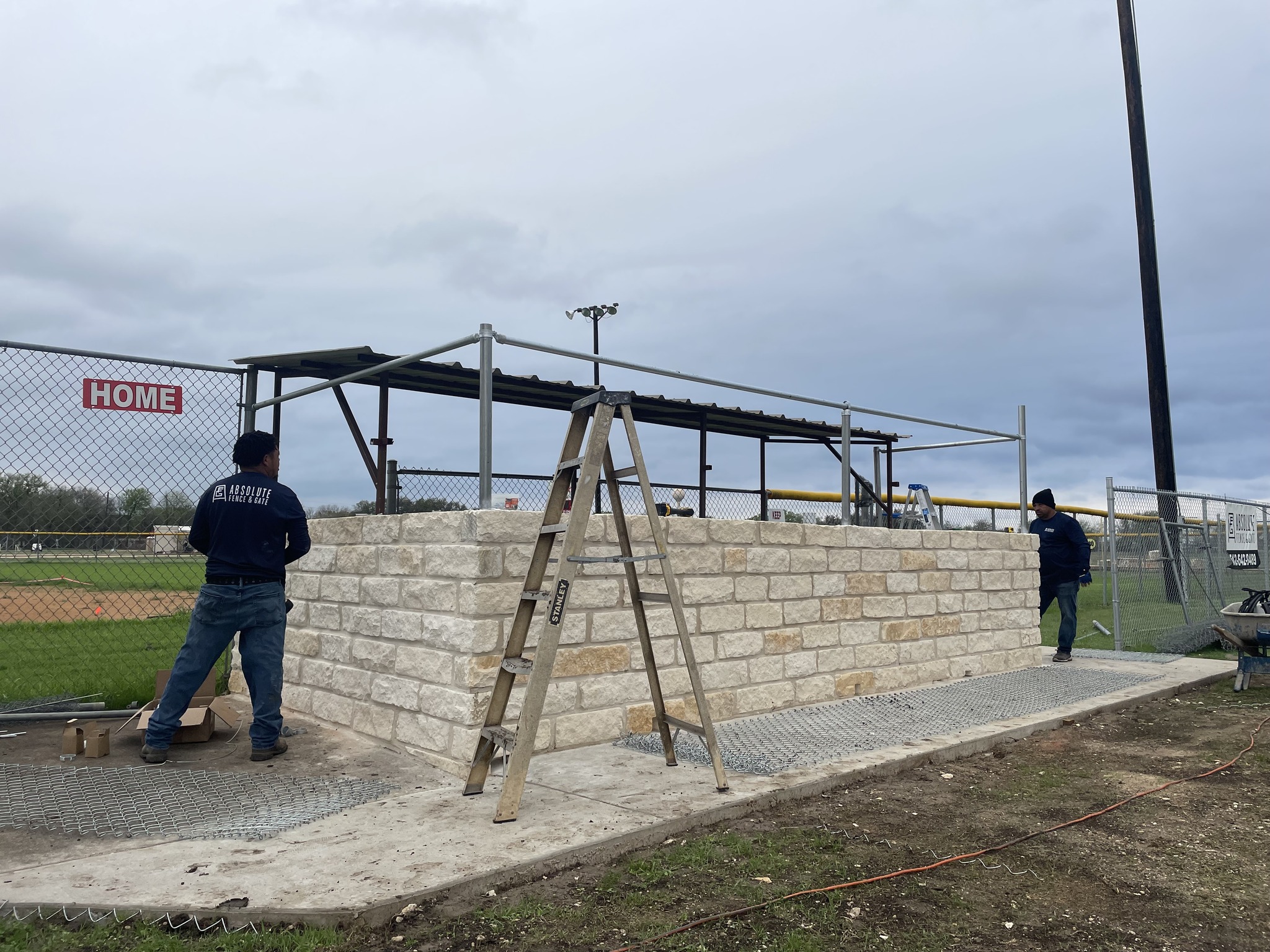 Absolute Fence & Gate team at work